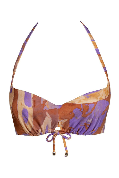 Sarda Johanson Padded Plunge Bikini Top